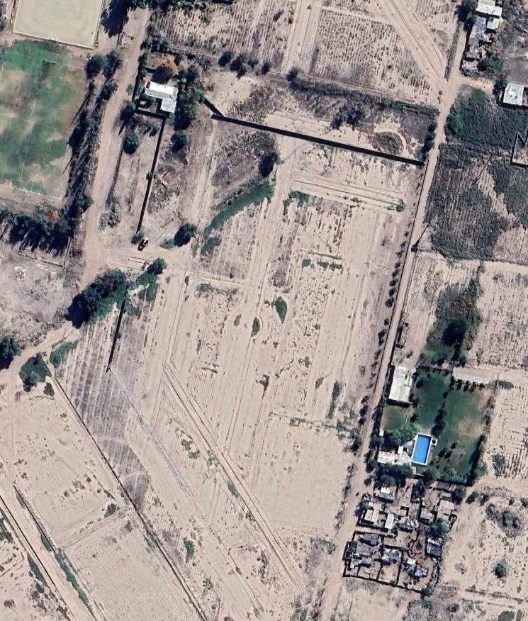 Vista satelital del terreno Piedra Mora