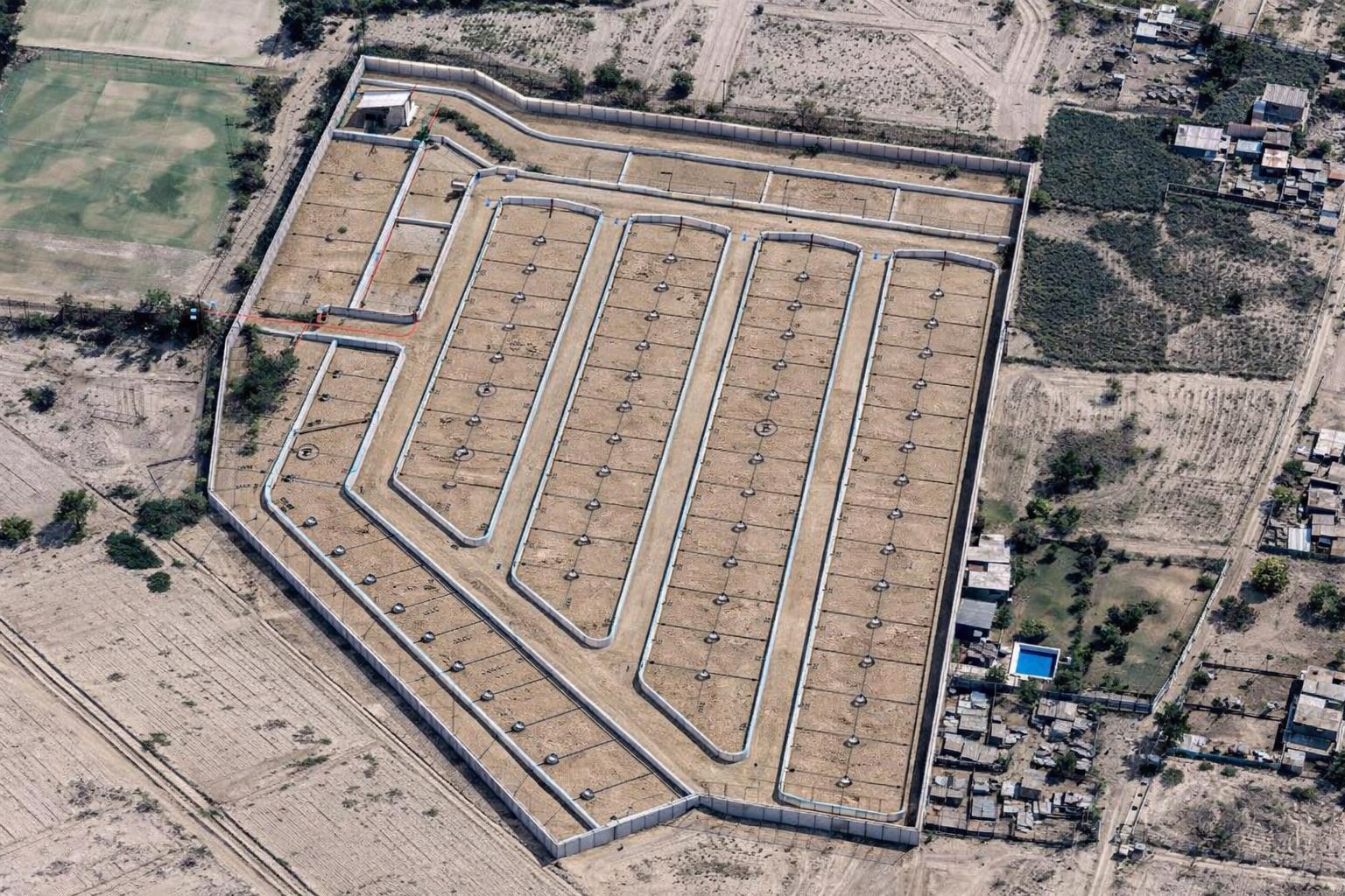 Acequias y cierre perimetral completados